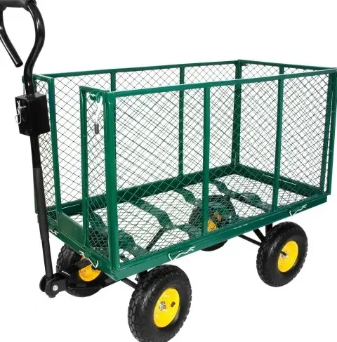 WÓZEK Transportowy OGRODOWY Przyczepka TACZKA Ogrodowa WYWROTKA +