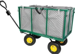 WÓZEK Transportowy OGRODOWY Przyczepka TACZKA Ogrodowa WYWROTKA +