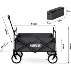 Wózek transportowy, składany 80L Humberg HM-511