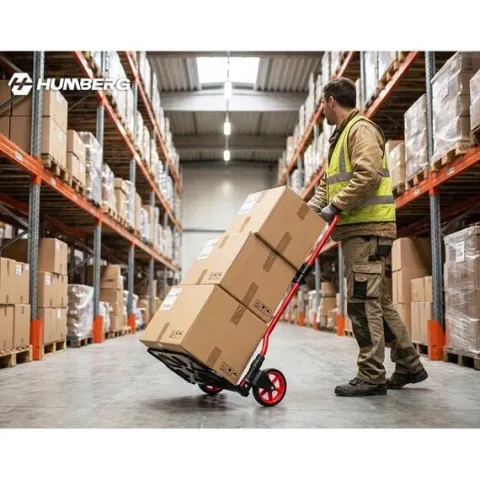 Wózek transportowy składany taczkowy młynarka magazynowy 100kg Humberg HM-517