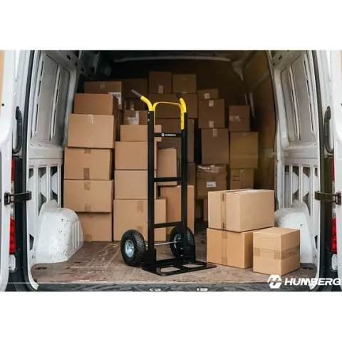 Wózek transportowy składany taczkowy młynarka magazynowy 250kg Humberg HM-516