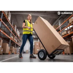 Wózek transportowy składany taczkowy młynarka magazynowy 250kg Humberg HM-516