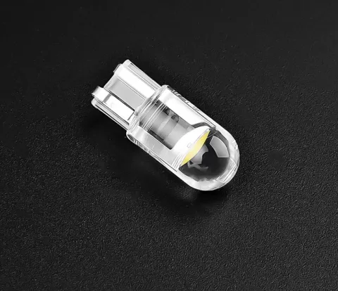 20X ŻARÓWKA LED W5W KRYSTALICZNA LEDOWA T10 SPHERE COB 360' WHITE ŻARÓWKI