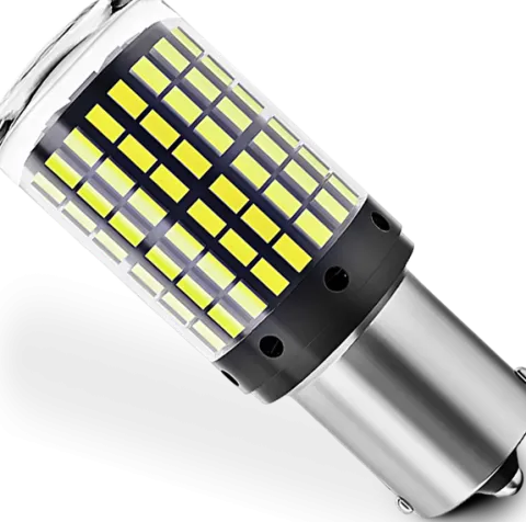 2X ŻARÓWKI P21W 144 LED 4014 BA15S CANBUS WSTECZNY