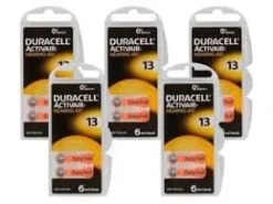 60x BATERIE DURACELL DO APARATÓW SŁUCHOWYCH 13