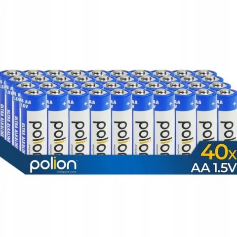 40x Baterie Polion AA / paluszek 1,5V LR6 Ultra Alkaline do pilota 40 szt