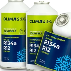 2X CZYNNIK CHŁODNICZY GAZ DO NABICIA KLIMATYZACJI KLIMY R134a CLIMAPRO