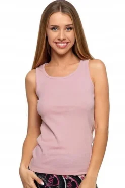 3x DAMSKI Tank TOP Bawełniany Moraj Podkoszulka Zestaw 3szt KOLORY r. M