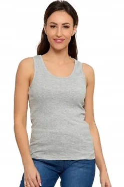 3x DAMSKI Tank TOP Bawełniany Moraj Podkoszulka Zestaw 3szt KOLORY r. M