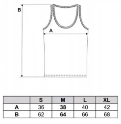 3x DAMSKI Tank TOP Bawełniany Moraj Podkoszulka Zestaw 3szt KOLORY r. M