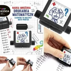 3x DRUKARKA MATEMATYCZNA NAUKA MNOŻENIE DODAWANIE ODEJMOWANIE KIDEA