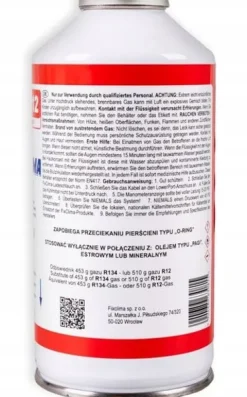 2x GAZ CZYNNIK CHŁODNICZY DO NAPEŁNIANIA KLIMATYZACJI R134A + USZCZELNIACZ