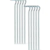 10x Śledzie do Namiotu Kotwy Szpilki Mocujące Wbijane do Ziemi Metal 23 cm