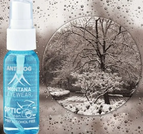 2x 30ml Płyn ANTI-FOG przeciw parowaniu + 2x Ściereczka + 2x Etui twarde