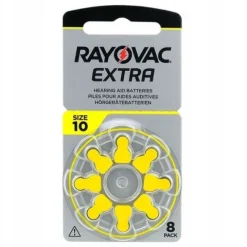 80x NAJMOCNIEJSZE BATERIE RAYOVAC EXTRA DO APARATÓW SŁUCHOWYCH 10 MF