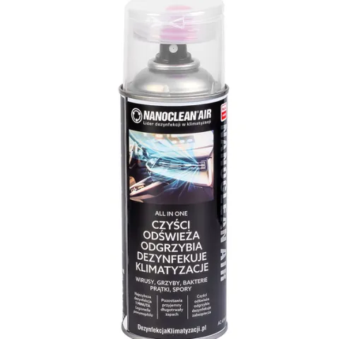 2X NANOCLEAN 400ML DO CZYSZCZENIA ODGRZYBIANIA KLIMATYZACJI BIOBÓJCZY ATEST
