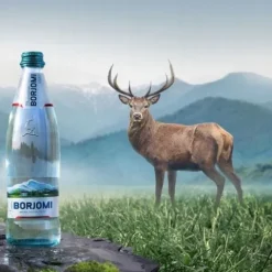 12x Naturalna woda mineralna Borjomi 500 ml szkło