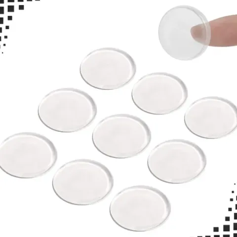 12x odbojnik klamki drzwi samoprzylepny do ścian odbojniki zestaw 12szt
