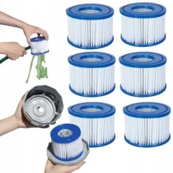 6 x ORYGINALNE Filtr do Basenu Jacuzzi Lay Z SPA Filtrujące Bestway