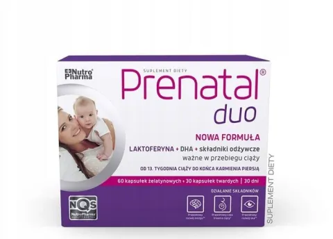 3x Prenatal DUO 30tabl.(+60kaps.) NA 3 MIESIĄCE