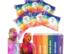 6x proszek holi powder festiwal kolorów kolory