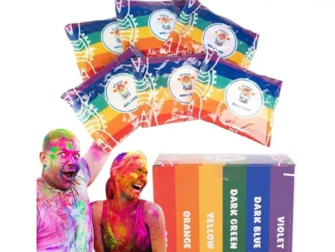 6x proszek holi powder festiwal kolorów kolory