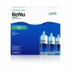 3 x Płyn Do Soczewek RENU MULTIPLUS 360 ml