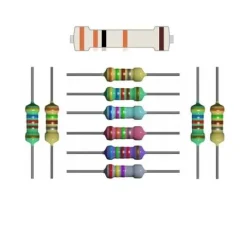 10x rezystor 330K tolerancja 1% moc 1/4W
