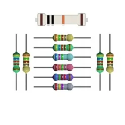 10x rezystor 100K tolerancja 1% moc 1/4W