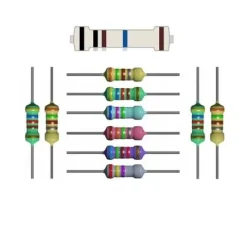 10x rezystor 1M tolerancja 1% moc 1/4W
