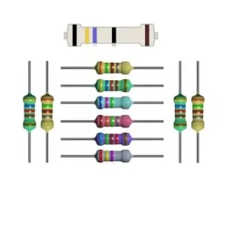10x rezystor 47 Ohm tolerancja 1% moc 1/4W 47R