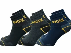 12x Skarpety WORK KRÓTKIE robocze wzmacniane POLSKIE 43-46