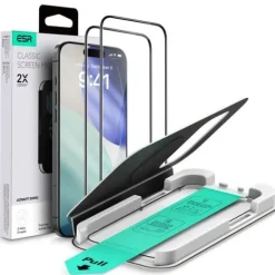 2x Szkło Hartowane do iPhone 17 Pro ESR UltraFit Czarne