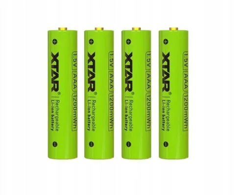 XTAR 10440-1.5V 1200mWh Li-ION AAA BOX4
