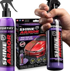 2X Wosk Ceramiczny Do Lakieru 3w1 Powłoka Ochrona Shine Armor 2X MIKROFIBRA