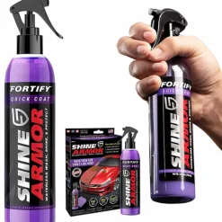 2X Wosk Ceramiczny Do Lakieru 3w1 Powłoka Ochrona Shine Armor 2X MIKROFIBRA
