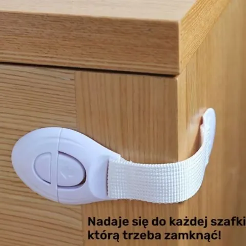 20X ZABEZPIECZENIA SZAFEK BLOKADA SZUFLAD MEBLI DRZWI PRZED DZIEĆMI MOCNA