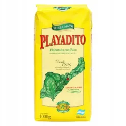 Yerba Mate Playadito Elaborada Con Palo Tradicional 1000g 1kg
