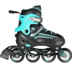 Łyżworolki 2w1 NH18190 Nils Extreme czarno-niebieskie 34-38