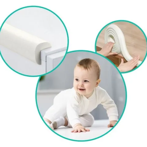 Zabezpieczająca taśma piankowa Ricokids 798700 biała 2 m