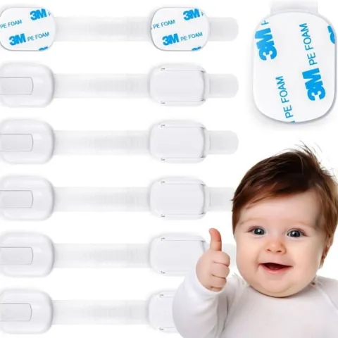 Zabezpieczenie otwierania szafek Ricokids 798100 6 szt białe