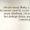 Zakładka 15 do książki On jest naszą skałą, a Jego