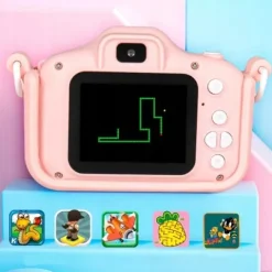 ZeeT aparat dla dzieci SD 32GB 40MP gry LCD selfie Myszka Miki różowy