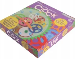 Zegar ścienny do nauki i samodzielnego montażu kids clock 20cm 32 elementy