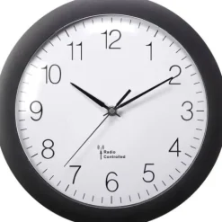 Zegar ścienny sterowany radiowo 30cm auto czas DCF77