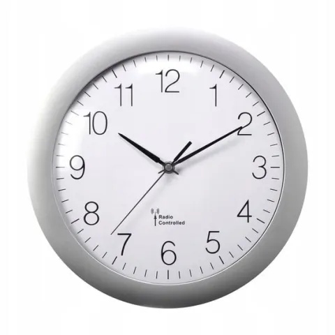 Zegar ścienny sterowany radiowo DCF77 automat 30cm