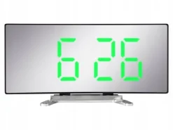 ZEGAR CYFROWY ZEGAREK ELEKTRONICZNY STOJĄCY TERMOMETR GODZINA BUDZIK LCD