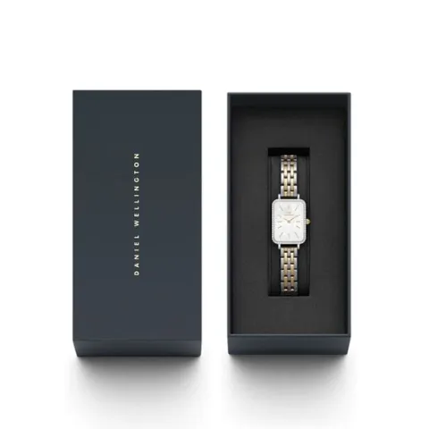 ZEGAREK DAMSKI DANIEL WELLINGTON Quadro Lumine Bezel 5-Link Two-Tone