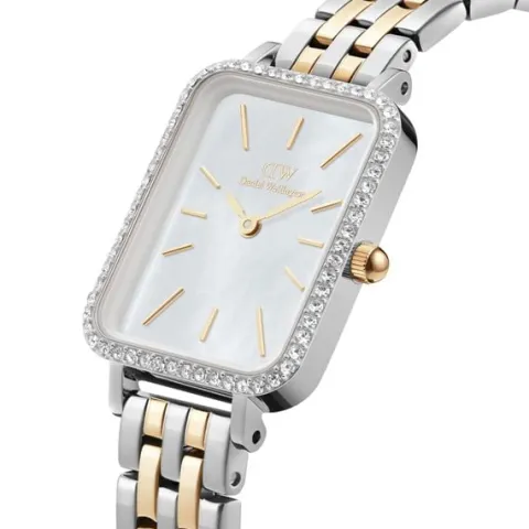 ZEGAREK DAMSKI DANIEL WELLINGTON Quadro Lumine Bezel 5-Link Two-Tone