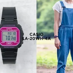 ZEGAREK DZIECIĘCY CASIO LA-20WH-4ADF + BOX